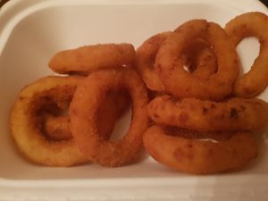 Onion rings #Veganuary at Vizza Guys in Gateshead