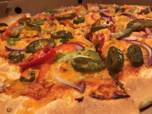 Inferno (peppers, onions, jalapeños & chillies) at Vizza Guys in Gateshead