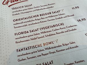 menu  at Täglich in Meppen
