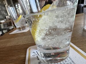 sparkling water  at Täglich in Meppen