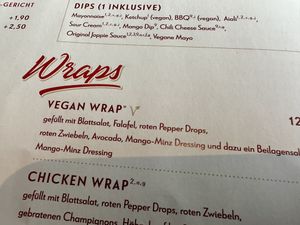 menu  at Täglich in Meppen