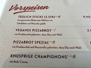 menu  at Täglich in Meppen