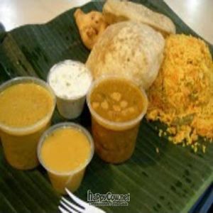 Briyani Poori Meal Set with poori and vada  ... at Komala's Restaurant - Northpoint City in North Singapore