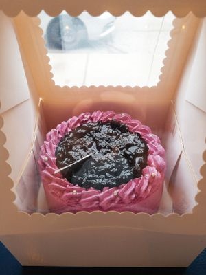 Vegan Blueberry Lemon Cake at Thirdwave Espresso in Toronto