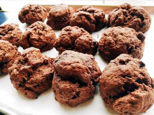 Vegan Double chocolate Scones at Thirdwave Espresso in Toronto