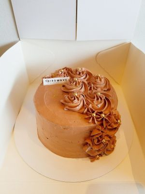 Vegan Custom Chocolate Cake at Thirdwave Espresso in Toronto