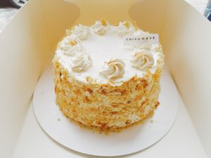 Vegan Almond Carrot Cake at Thirdwave Espresso in Toronto