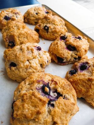 Vegan Blueberry Scone at Thirdwave Espresso in Toronto