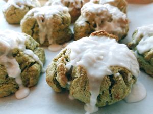 Vegan Matcha Coconut Scone at Thirdwave Espresso in Toronto