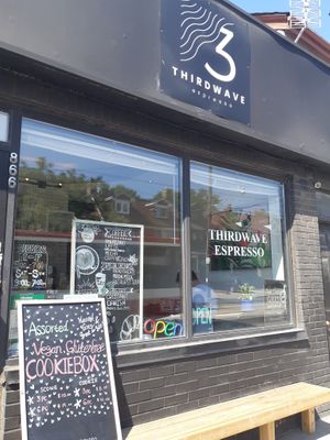Store front at Thirdwave Espresso in Toronto