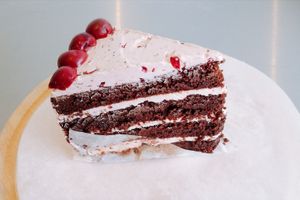 Vegan Cherry and Chocolate Cake at Thirdwave Espresso in Toronto