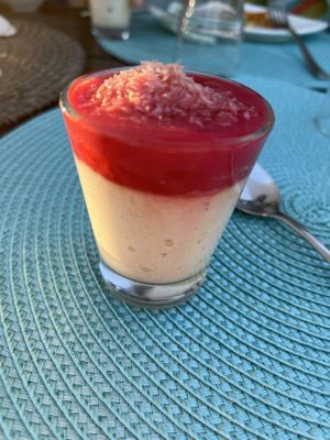 Dessert   at Darjas Yurtas in Benajarafe