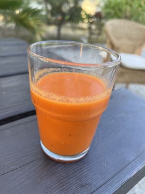 Gazpacho   at Darjas Yurtas in Benajarafe