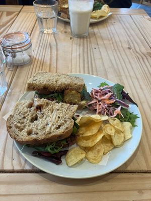Falafel sandwich at Drift-In in York