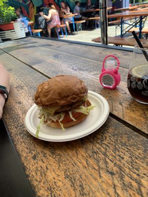 Classic burger   at El Rayo Vegan Cantina in York