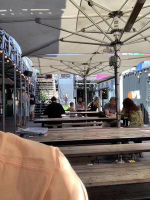 Lots of places to get a drink/food at spark ⚡️   at El Rayo Vegan Cantina in York