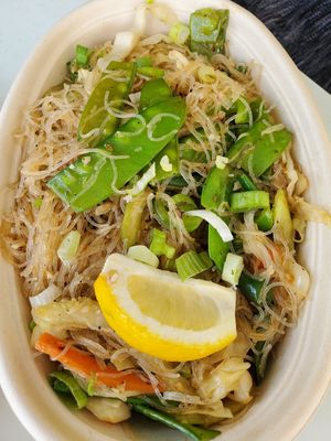 Vegan pansit at Pinoy Filipino Restaurant in St Petersburg