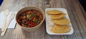 Vegan chilli at Tricolor in York