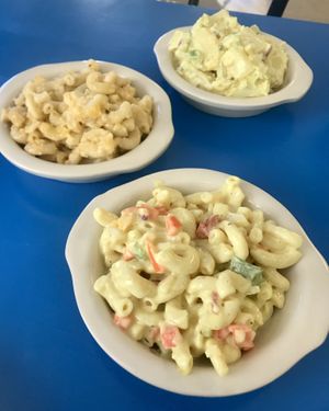 Macaroni Salad, Mac N Cheese, Potato Salad at Earth Based Cafe in Martinsburg