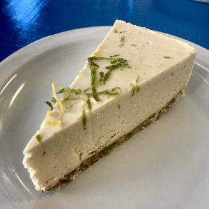 Lemon Lime Cheesecake at Earth Based Cafe in Martinsburg