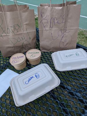 Earth friendly packaging at Earth Based Cafe in Martinsburg