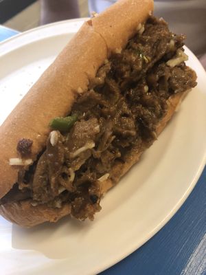 Steak and Cheese hoagie !! at Earth Based Cafe in Martinsburg