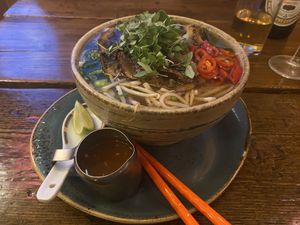 Vgwam Pho with portobello mushrooms😄Absolutely delicious xx at Nam Song in Sheffield