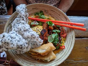 Coconut curry at Nam Song in Sheffield