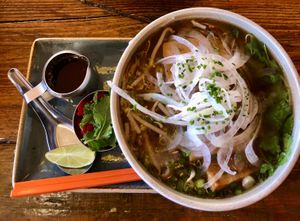 Tofu pho  at Nam Song in Sheffield