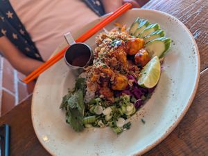 Tofu salad at Nam Song in Sheffield
