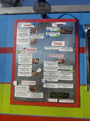 Menu  at Better in Chincoteague