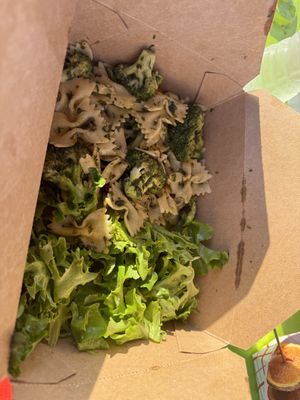 Pesto pastaa  at Better in Chincoteague