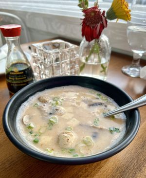 Tom kha  at Siam Orchid in Bar Harbor