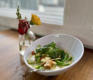 Green curry  at Siam Orchid in Bar Harbor