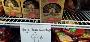 Veggie patties at Just Bargain Price Discount Store in Rancho Cucamonga