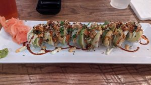 Veggie roll with tofu and avocado at The Slippery Mermaid Sushi Bar in Navarre