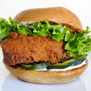   at Monty's Good Burger - 3rd St in Los Angeles