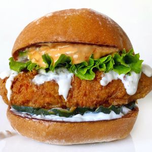   at Monty's Good Burger - 3rd St in Los Angeles