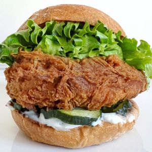   at Monty's Good Burger - 3rd St in Los Angeles