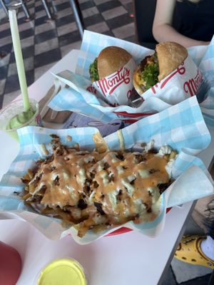   at Monty's Good Burger - 3rd St in Los Angeles