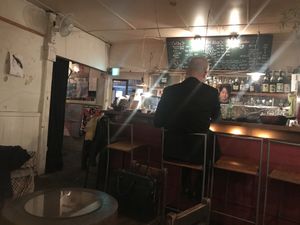 Interior of the bar at Minto in Osaka