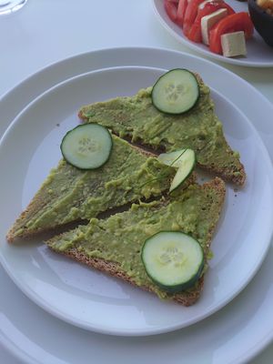 Avocado toast at Hotel Seventh in Cavtat