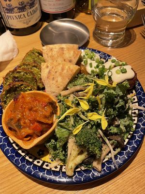 Falafel plate  at Salam in Tokyo