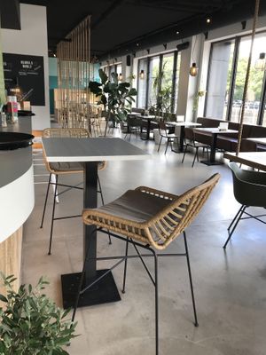 Comfortable seating at Fig in Utrecht