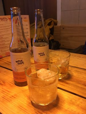 Lemon drink at Plant Base in Lisbon