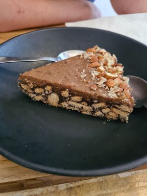 Chocolate salame at Plant Base in Lisbon