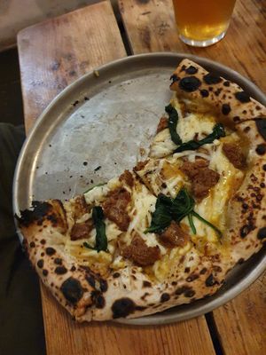 Delicious pizza! at Plant Base in Lisbon