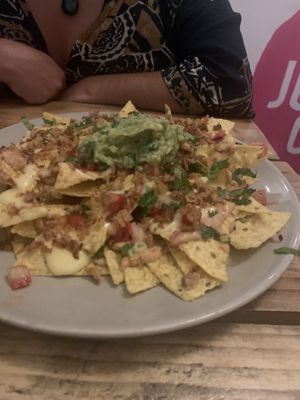 Loaded nachos  at Plant Base in Lisbon