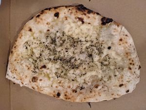 Garlic bread at Plant Base in Lisbon