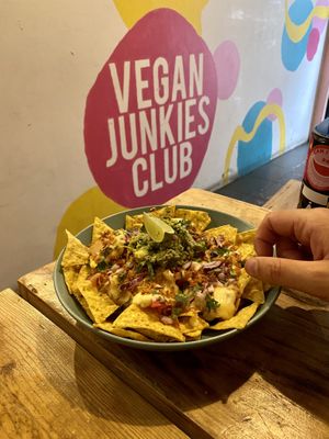 Best vegan nachos!  at Plant Base in Lisbon